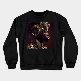 Afro Futuristic Zodiac-Pisces Crewneck Sweatshirt